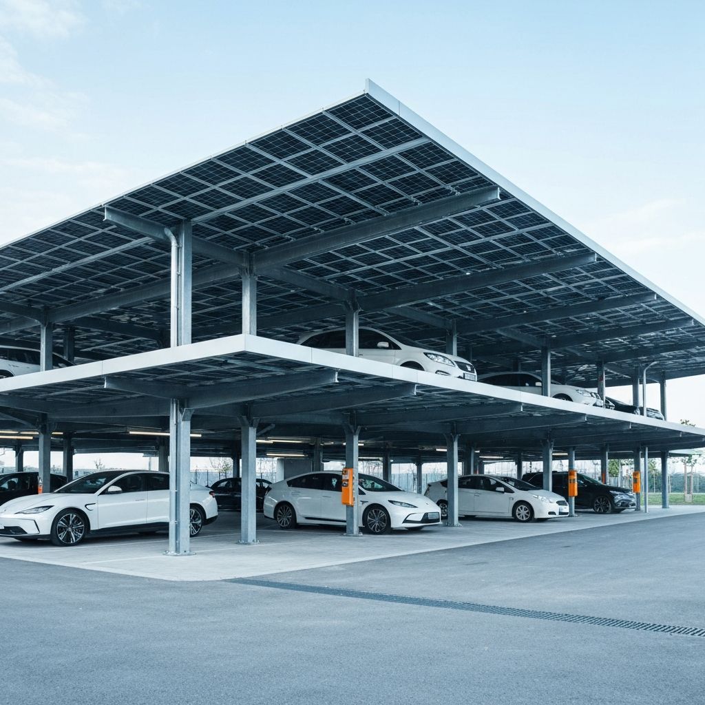Solar Car Parking Structure